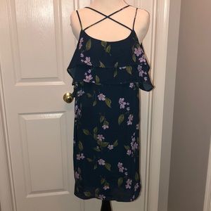 ❤️Navy floral dress